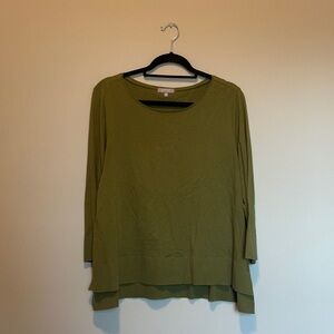Habitat Sage Green 3/4 Sleeve Top